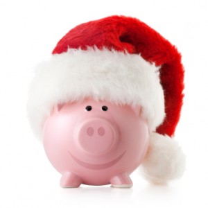 The Dividend Pig Dressed Up as Santa Claus